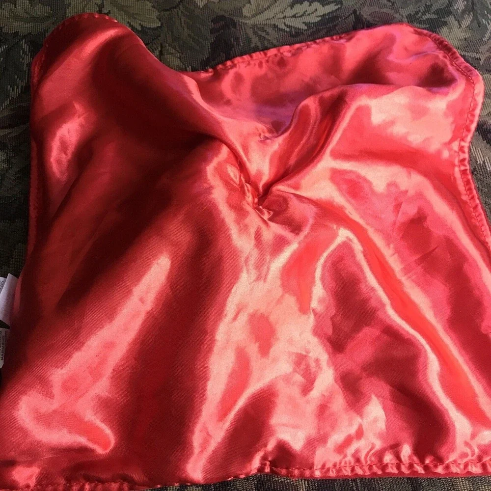 Carters Child of Mine Red Satin‎ Bear Lovey Security Blanket Rattle 